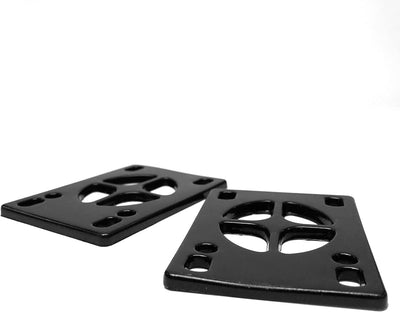 Crosshair Hard 90a Standard Black Riser Pads - Set of Two,  Rubber - Universal